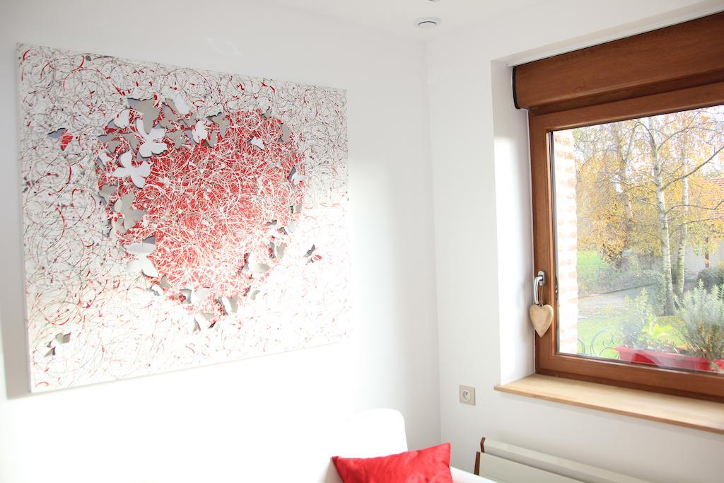 Au Coeur Des Hôtes Steenvoorde Zimmer foto